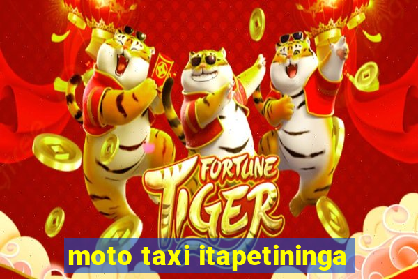 moto taxi itapetininga